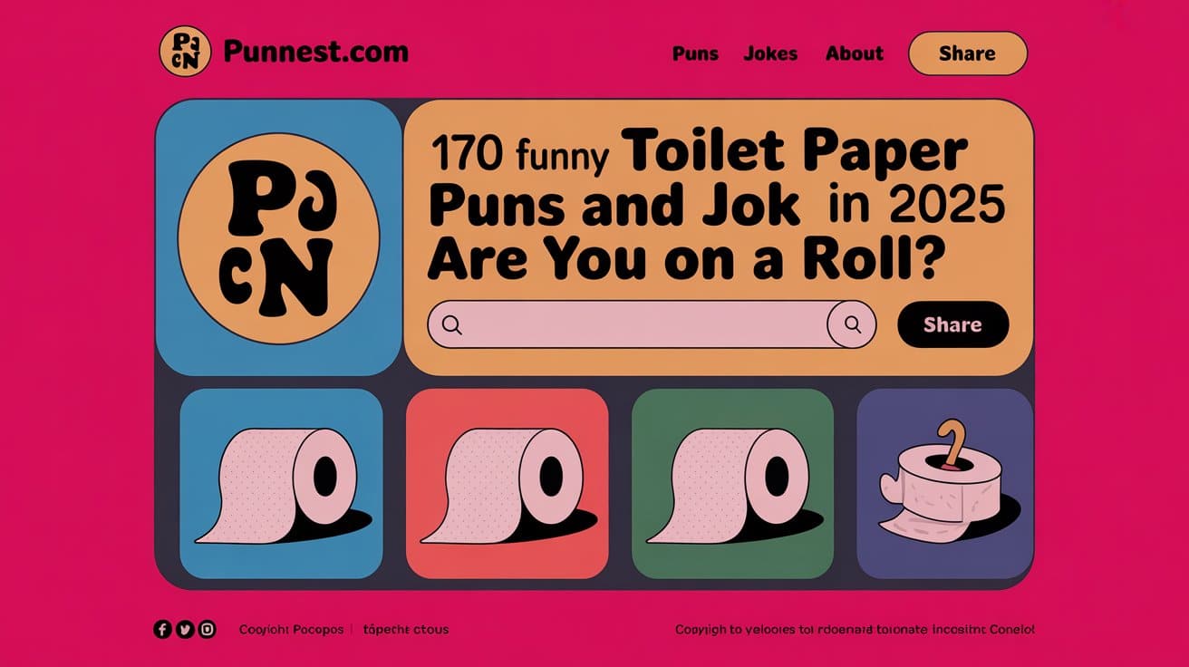 170 Funny Toilet Paper Puns and Jokes In 2025  Are You on a Roll
