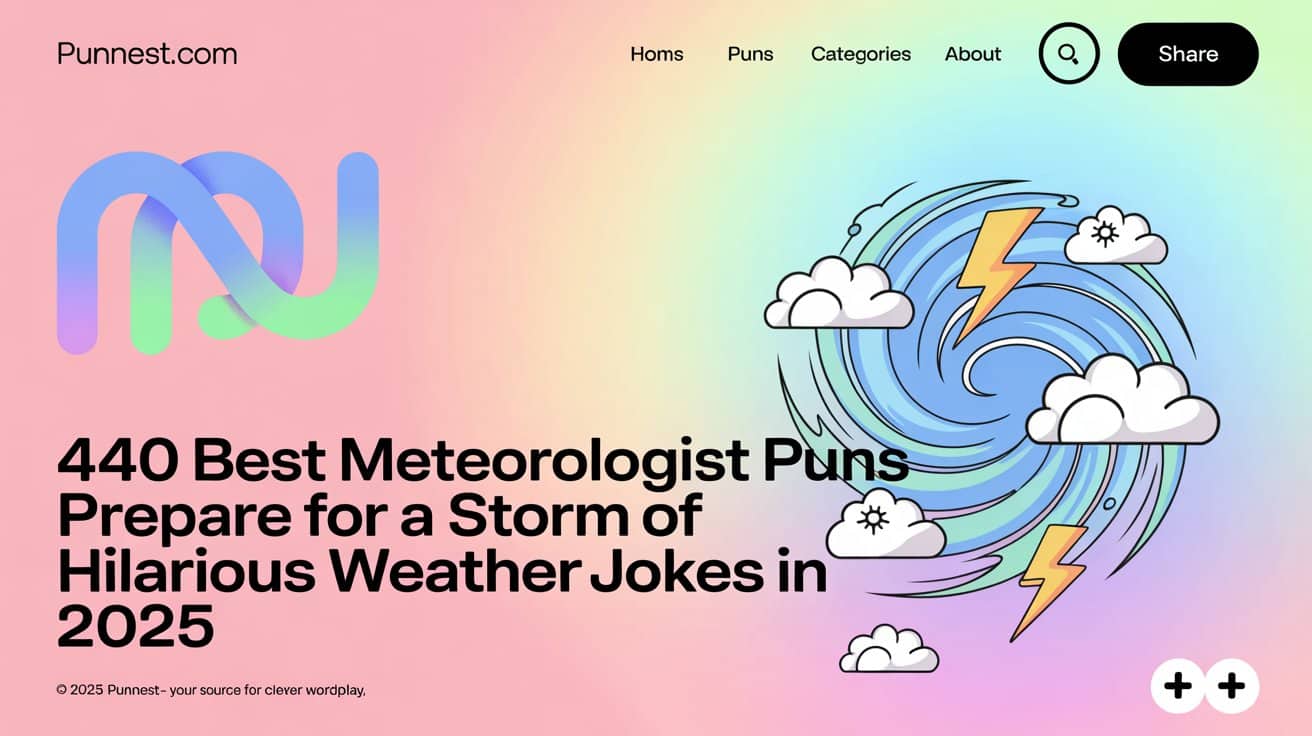 440 Best Meteorologist Puns Prepare for a Storm of Hilarious Weather Jokes In 2025