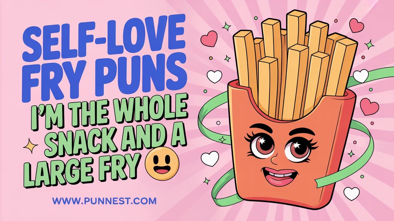 Self-Love Fry Puns 💅🍟