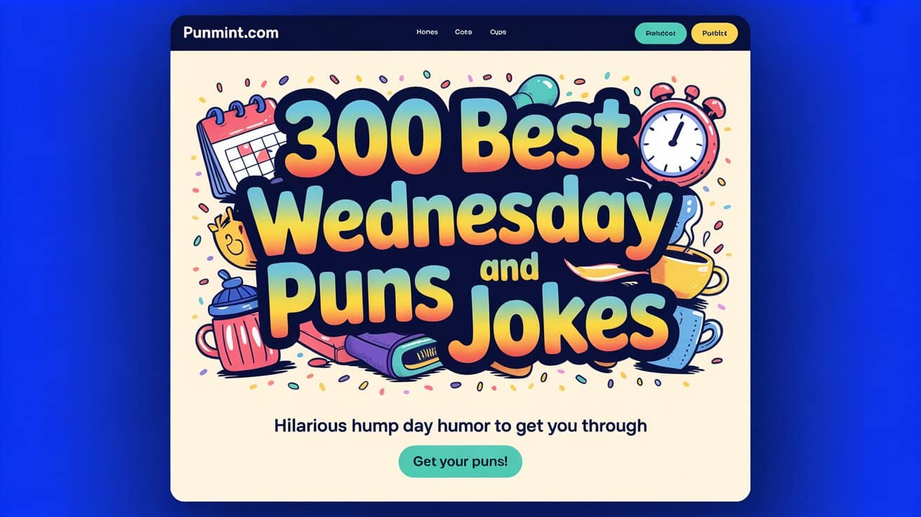 300 Best Wednesday Puns and Jokes Hilarious Hump Day Humor to Get You Through
