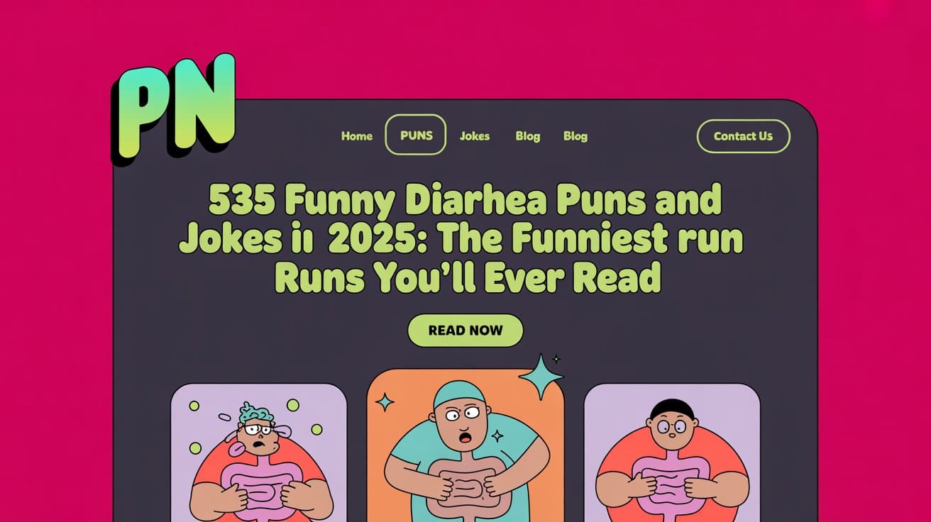 535 Funny Diarrhea Puns And Jokes In 2025: The Funniest Runs You’ll Ever Read 