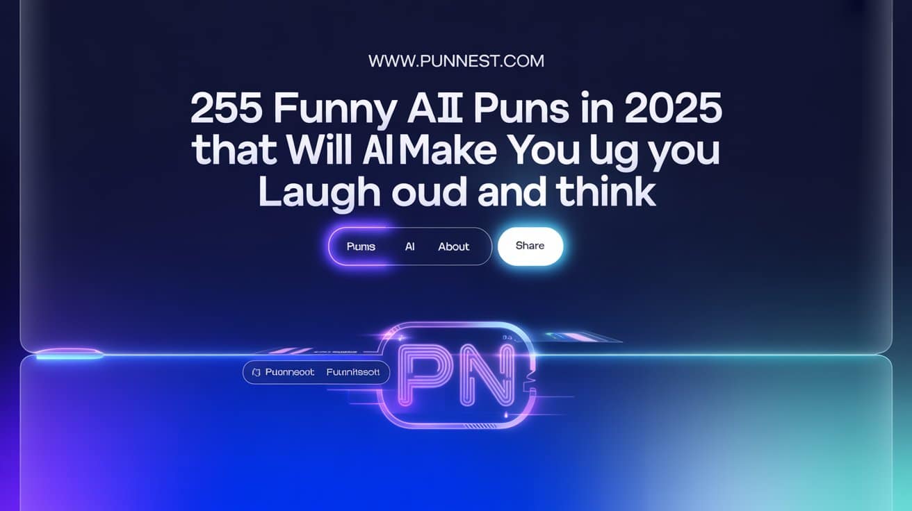 255 Funny AI Puns In 2025 That Will Make You Laugh Out Loud and Think