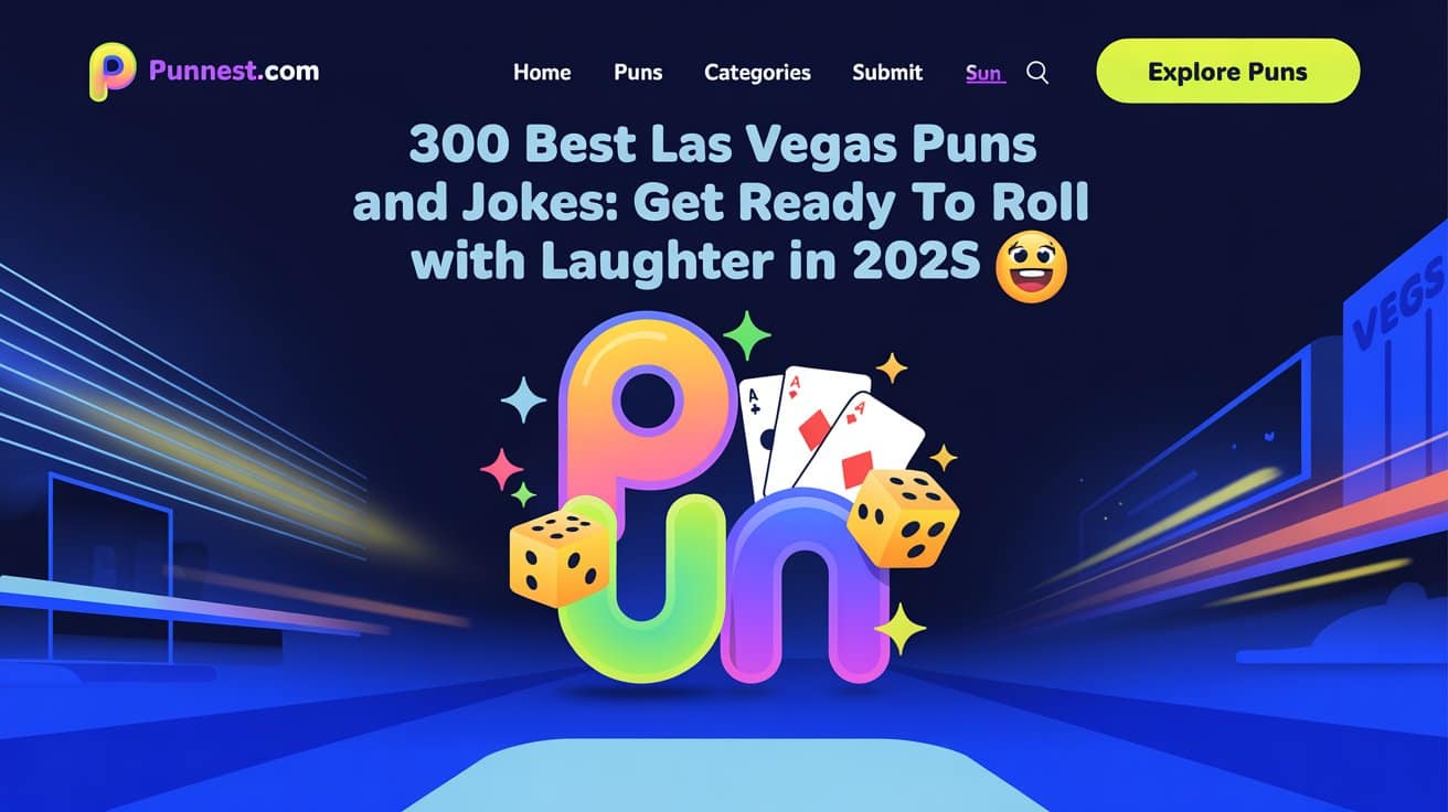 300 Best Las Vegas Puns and Jokes: Get Ready to Roll with Laughter In 2025 🎰🤣