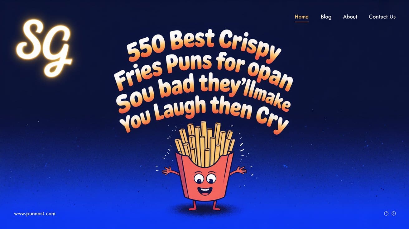 550 Best Crispy Fries Puns For Orphan So Bad They’ll Make You Laugh Then Cry