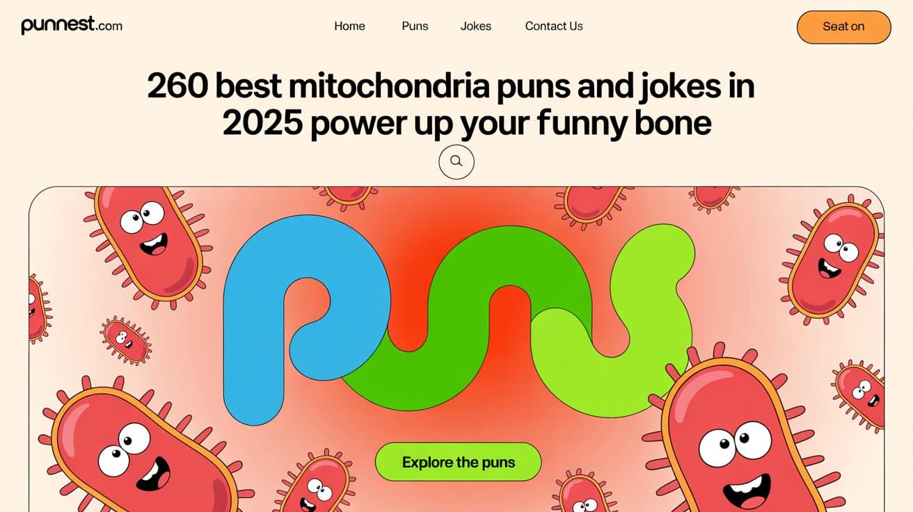 260 Best Mitochondria Puns and Jokes In 2025 Power Up Your Funny Bone