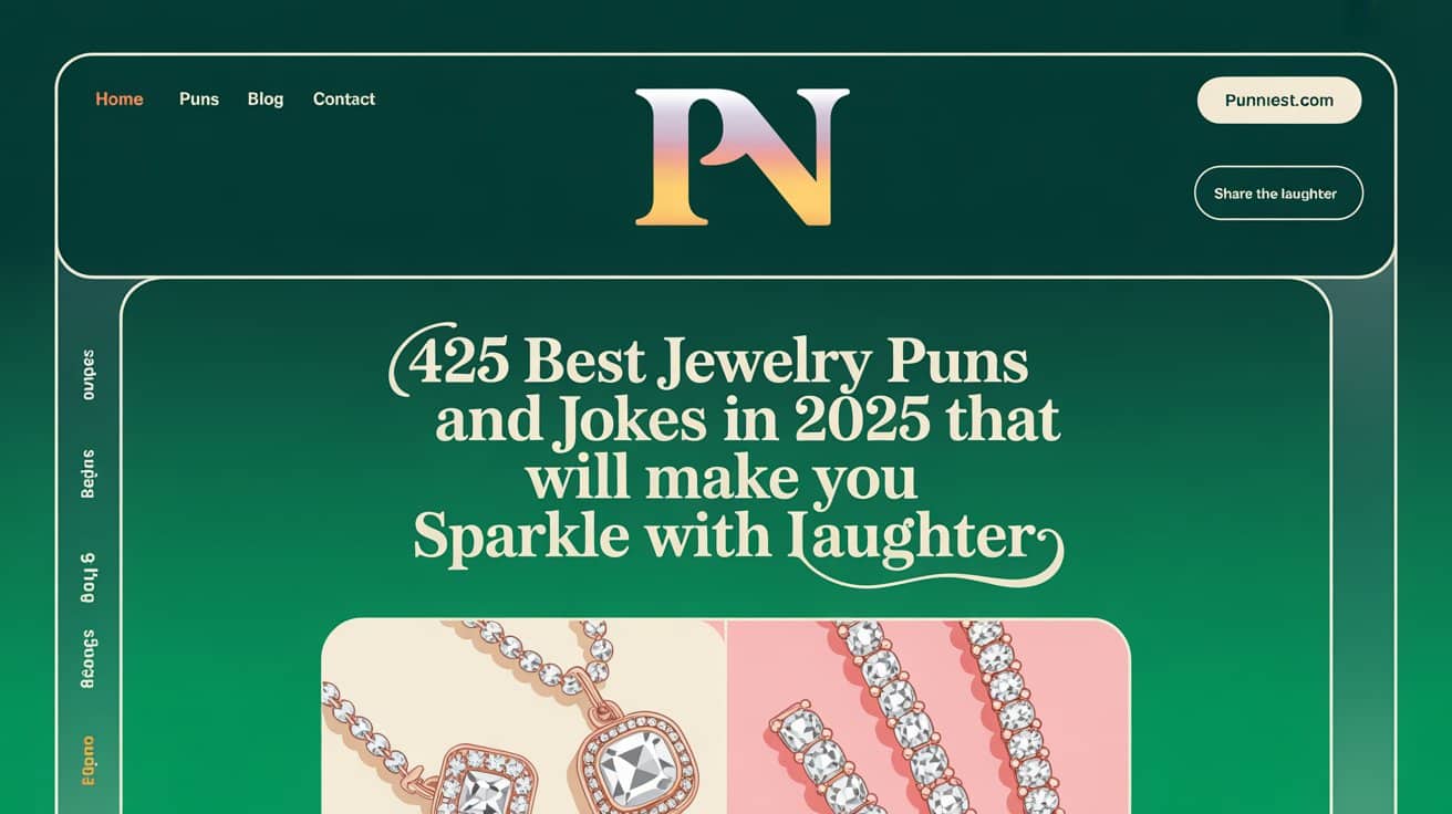 425 Best Jewelry Puns and Jokes In 2025 That Will Make You Sparkle With Laughter