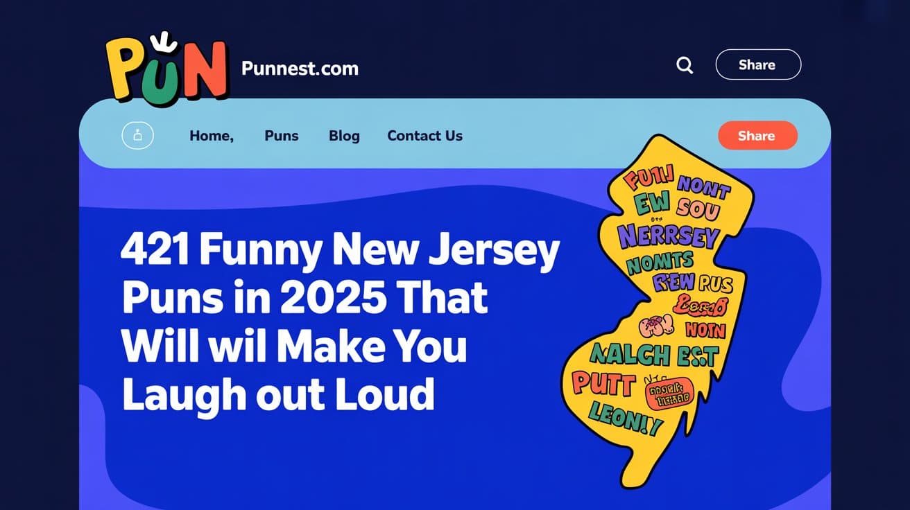 421 Funny New Jersey Puns In 2025 That Will Make You Laugh Out Loud