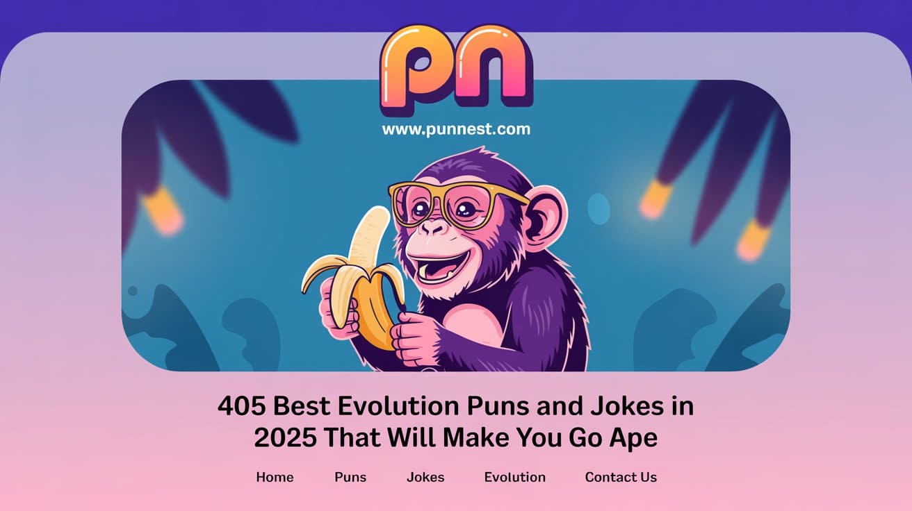 405 Best Evolution Puns and Jokes In 2025 That Will Make You Go Ape