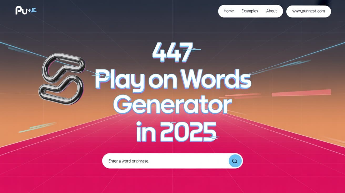 447 play on words generator In 2025