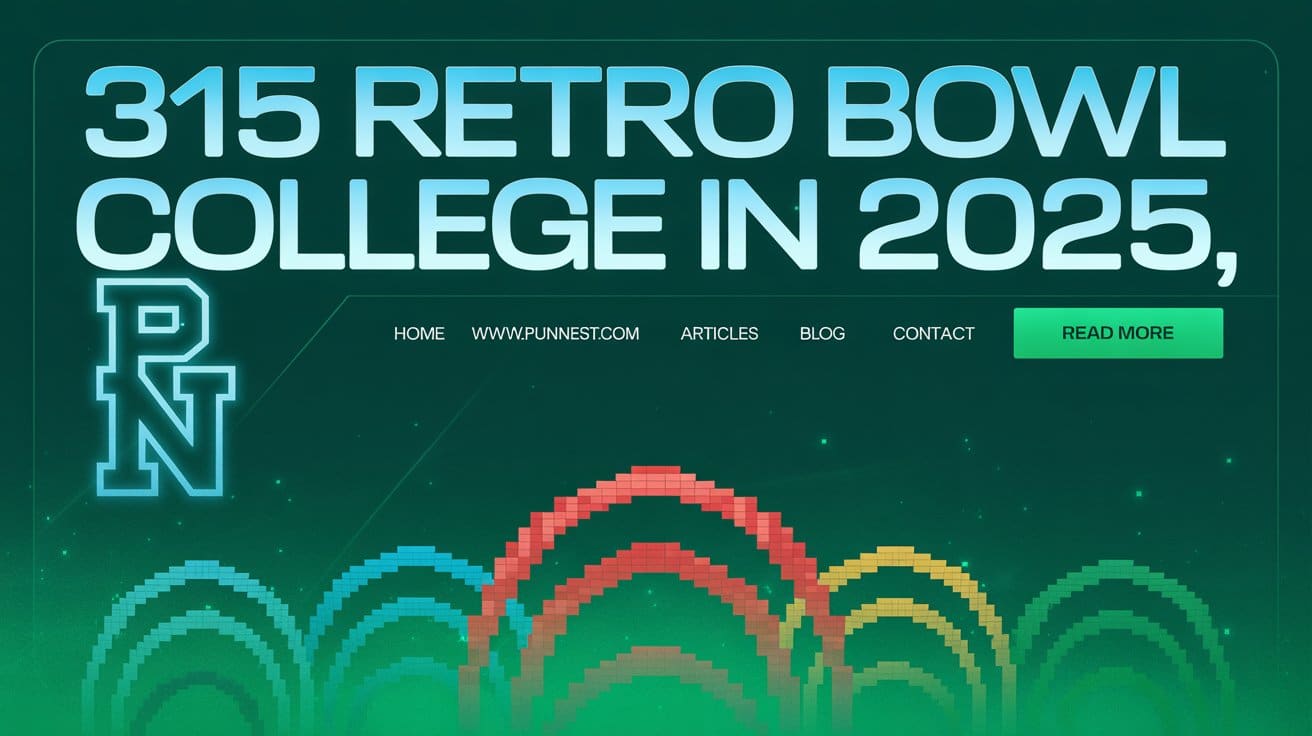 315 Retro Bowl College In 2025