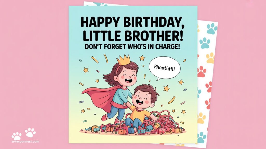 Elder Sister and Younger Brother Funny Quotes