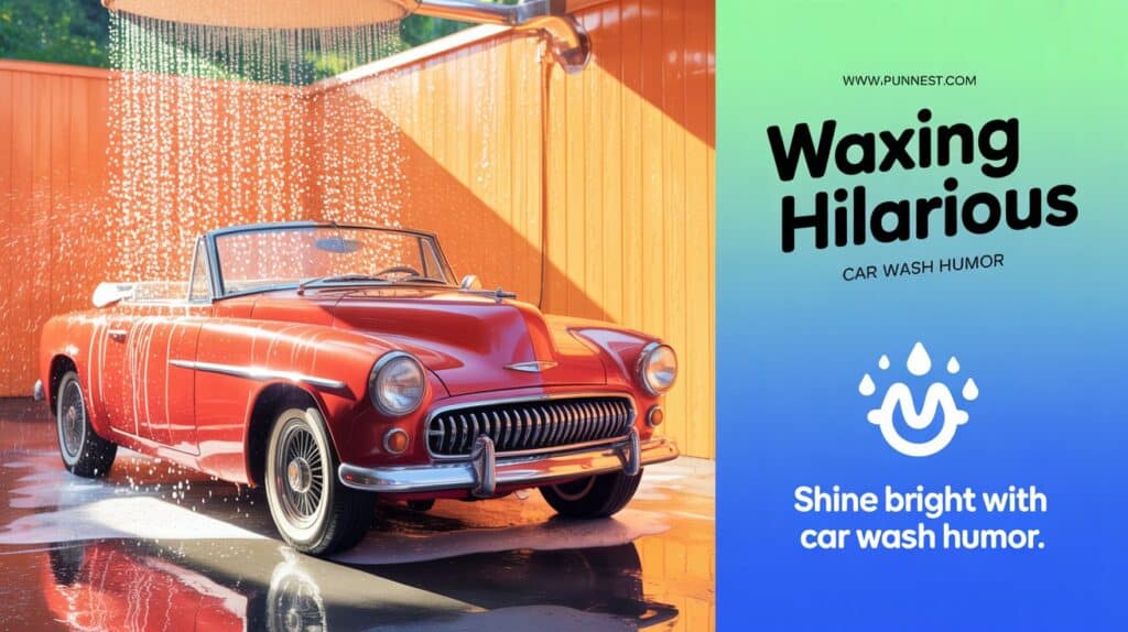Waxing Hilarious: Shine Bright with Car Wash Humor
