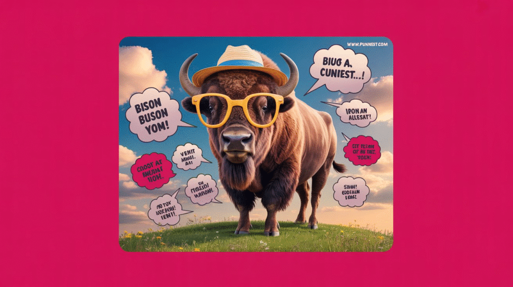 A Wild Ride with Bison Humor