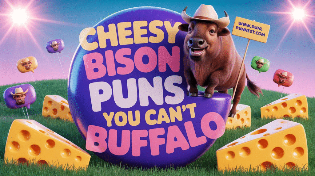 Cheesy Bison Puns You Can’t Buffalo
