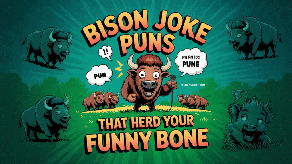 Bison Joke Puns That Herd Your Funny Bone